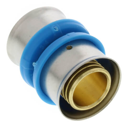 3/4" PEX Press Coupling w/ Attached Sleeve (Lead Free)