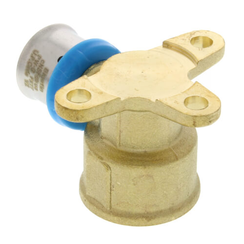 1/2" PEX Press x 1/2" Female Drop Ear Elbow w/ Attached Sleeve (Lead Free)
