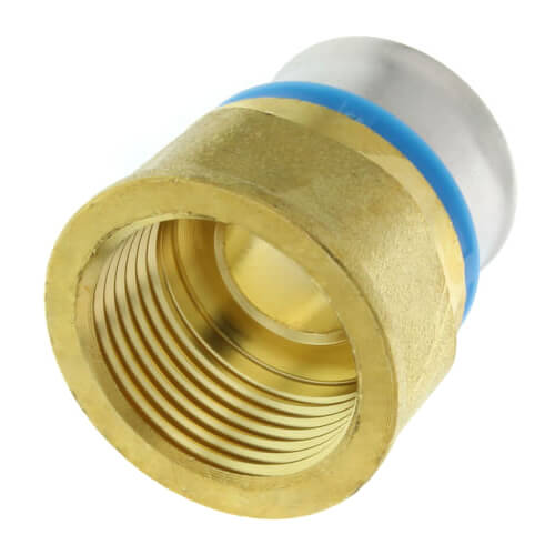 3/4" PEX Press x 3/4" Female Adapter w/ Attached Sleeve (Lead Free)