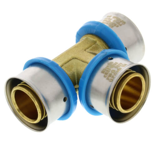 3/4" PEX Press Tee w/ Attached Sleeve (Lead Free)