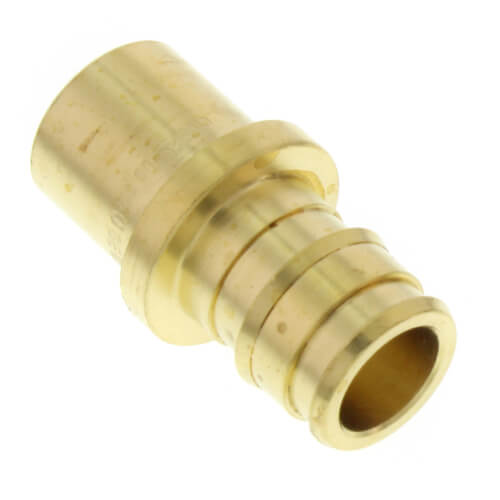 Main product image of 1/2" Expansion PEX x 1/2" Male Sweat Copper Fitting Adapter (Lead Free Brass)