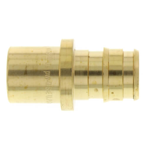 Main product image of 1/2" Expansion PEX x 1/2" Male Sweat Copper Fitting Adapter (Lead Free Brass)