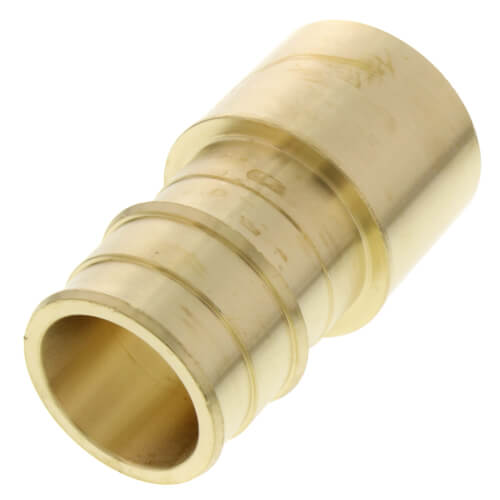 Main product image of 1-1/2" Expansion PEX x 1-1/2" Male Sweat Copper Fitting Adapter (Lead Free Brass)