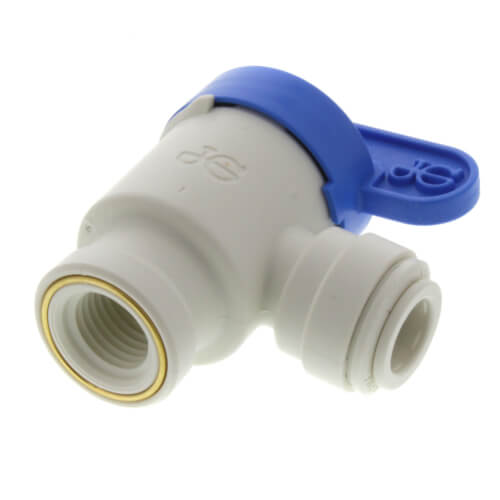 Main product image of 3/8" Tube OD x 1/4" Elbow Shutoff Valve