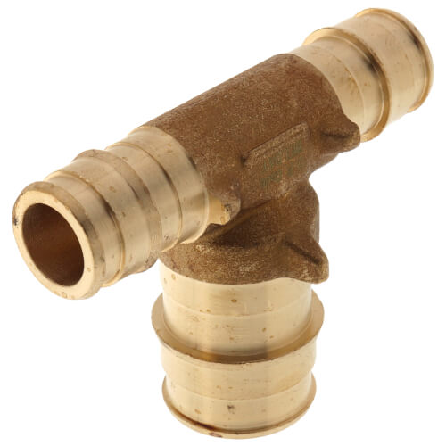 Main product image of 1/2" x 1/2" x 3/4" Expansion PEX Reducing Tee (Lead Free Brass)