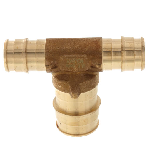 Main product image of 1/2" x 1/2" x 3/4" Expansion PEX Reducing Tee (Lead Free Brass)