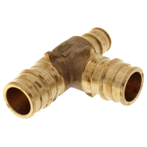 Main product image of 3/4" x 1/2" x 3/4" Expansion PEX Reducing Tee (Lead Free Brass)