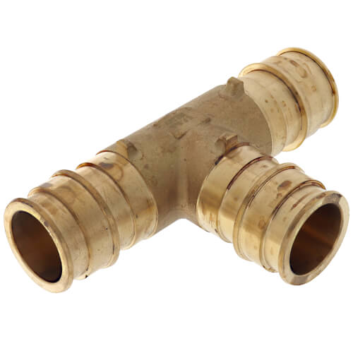Main product image of 1-1/4" Expansion PEX Tee (Lead Free Brass)