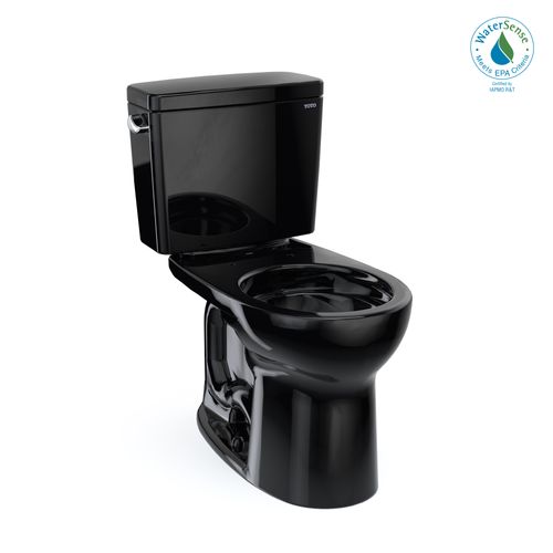 Main product image of CST775CEF#51 Drake 2-Piece Round 1.28 GPF Universal Height Tornado Flush Toilet w/ CEFIONTECT (Ebony)