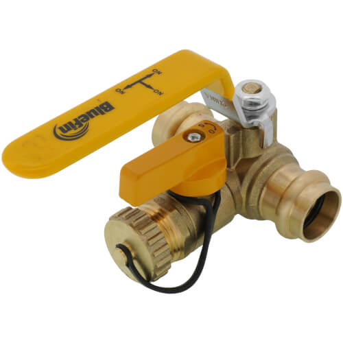 Main product image of 3/4" Press Ball Valve w/ Hose Drain (Lead Free)