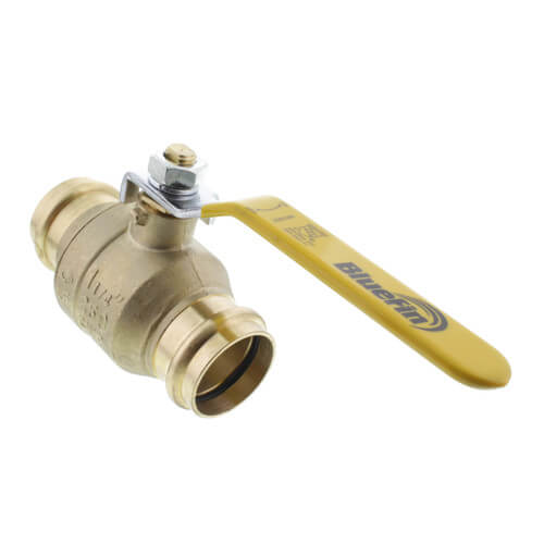 1-1/4" Press Full Port Brass Ball Valve (Lead Free)