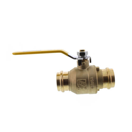 1-1/4" Press Full Port Brass Ball Valve (Lead Free)