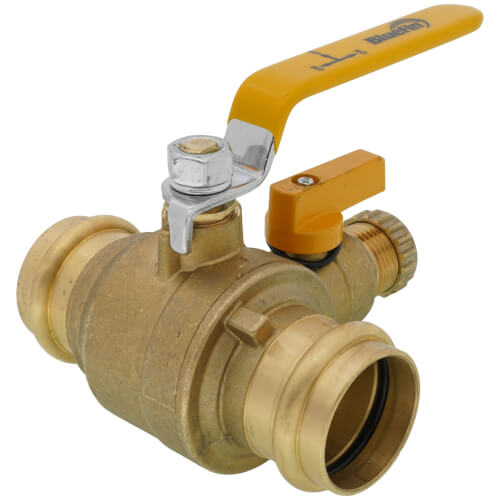 Main product image of 1-1/2" Press Ball Valve w/ Hose Drain (Lead Free)