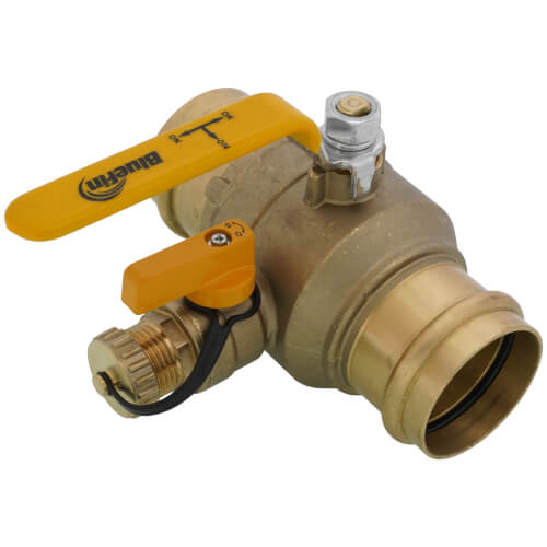 Main product image of 2" Press Ball Valve w/ Hose Drain (Lead Free)