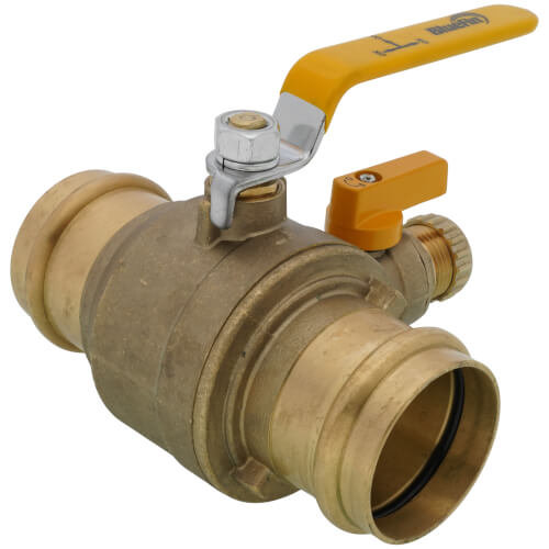 Main product image of 2" Press Ball Valve w/ Hose Drain (Lead Free)