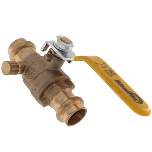 Main product image of 1/2" Full Port Press Ball Valve w/ Drain (Lead Free)