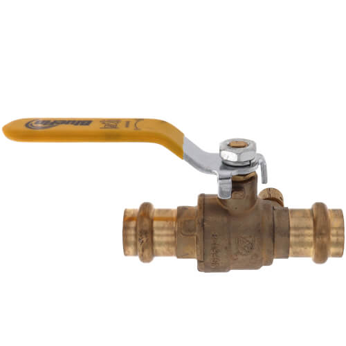 Main product image of 1/2" Full Port Press Ball Valve w/ Drain (Lead Free)