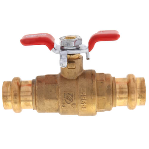 1/2" T-Handle Full Port Press Ball Valve