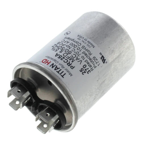 25 MFD Round Motor Run Capacitor (370V)
