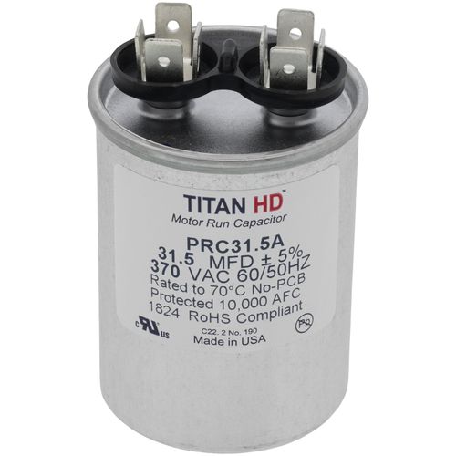 Main product image of 31.5 MFD Round Motor Run Capacitor (370V)