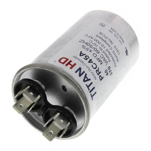 Main product image of 45 MFD Round Motor Run Capacitor (370V)