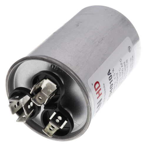 Main product image of 40/10 MFD Round Dual Motor Run Capacitor (370V)