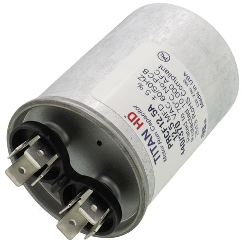 Main product image of 12.5 MFD Round Motor Run Capacitor (440/370V)