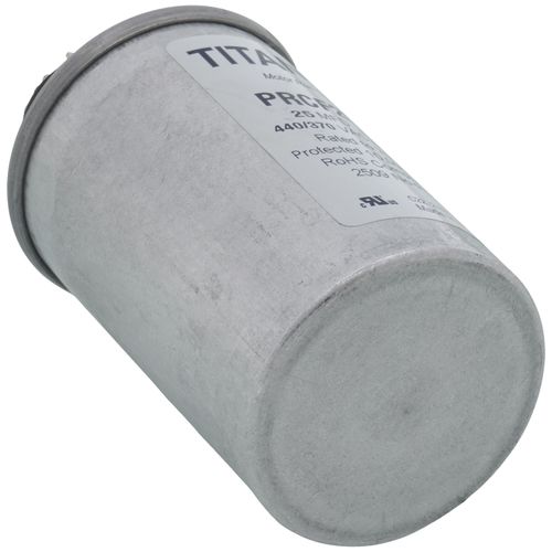 Main product image of 25 MFD Round Motor Run Capacitor (440/370V)