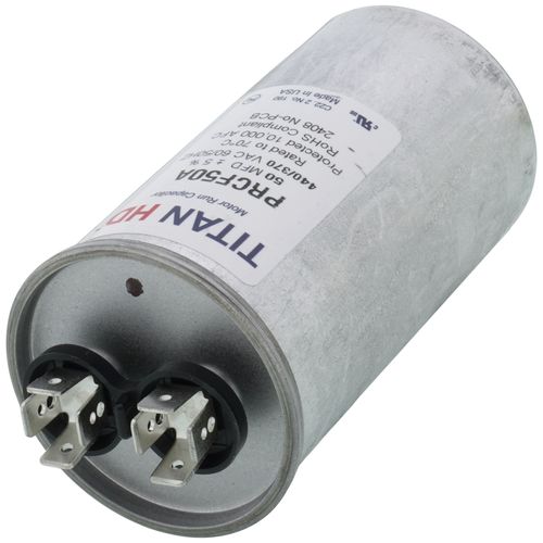 Main product image of 50 MFD Round Motor Run Capacitor (440/370V)