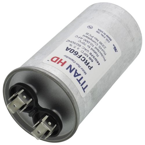 Main product image of 60 MFD Round Motor Run Capacitor (440/370V)