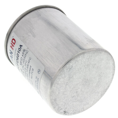 Main product image of 60/10 MFD Round Dual Motor Run Capacitor (440/370V)