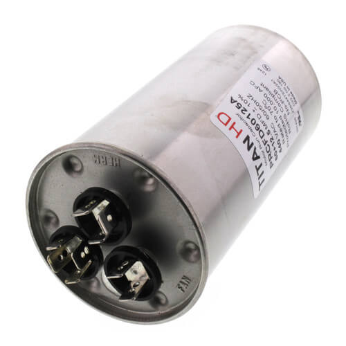 Main product image of 60/12.5 MFD Round Dual Motor Run Capacitor (440/370V)