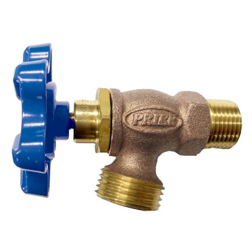 Main product image of 1/2" MPT Boiler Drain, Male Threaded, Blue Handle (Lead Free), 526.42LF-B