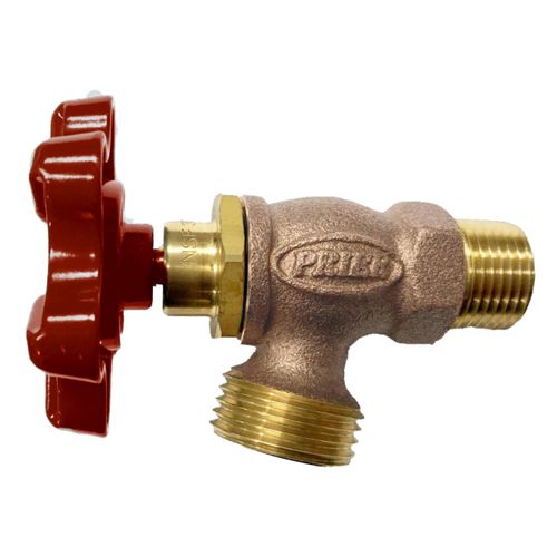 Main product image of 1/2" MPT Boiler Drain, Male Threaded, Red Handle (Lead Free), 526.42LF-R