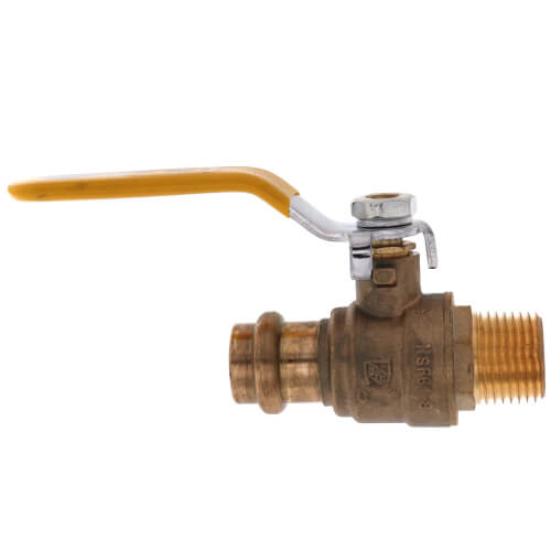 Main product image of 1/2" Press X 1/2" MIP Full Port Ball Valve w/ Reversible Handle (Lead Free)