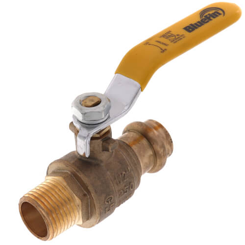 Main product image of 1/2" Press X 1/2" MIP Full Port Ball Valve w/ Reversible Handle (Lead Free)