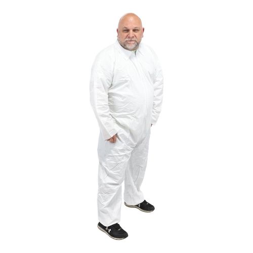 Main product image of ProShield 50 NB120S Coverall w/ Collar, Open Wrists and Ankles, White, Medium (Pack of 25)