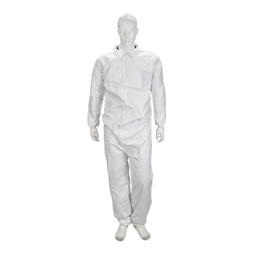 Main product image of ProShield 50 NB125S Coverall w/ Collar, Elastic Wrists and Ankles, White, Small (Pack of 25)