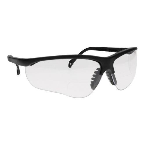 Main product image of Venture II Readers Safety Glasses, Black Frame, Indoor/Outdoor Mirror Plus-2.0 Lens