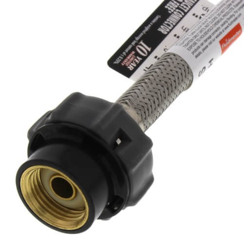 Main product image of PRO1F16CS 16" Click Seal Braided Stainless Steel Hose Faucet Connector (3/8" Compression x 1/2" FIP)