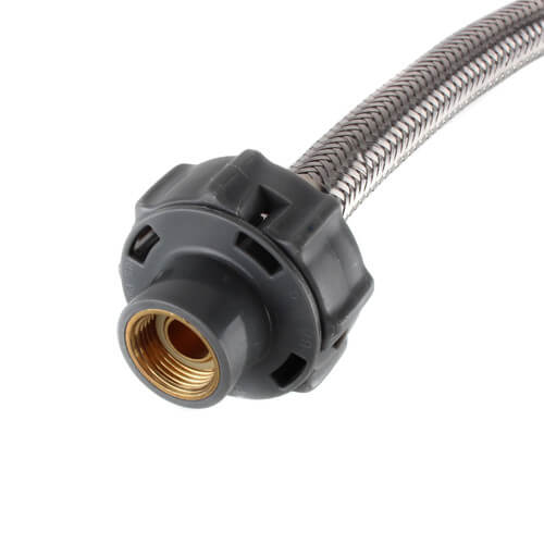 Main product image of PRO1F20CS 20" Click Seal Braided Stainless Steel Hose Faucet Connector (38" Compression x 1/2" FIP)