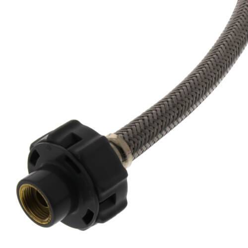 Main product image of PRO1F30CS 30" Click Seal Braided Stainless Steel Hose Faucet Connector (3/8" Compression x 1/2" FIP)