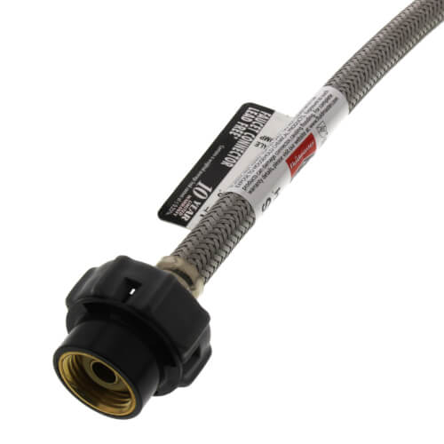Main product image of PRO1F30CS 30" Click Seal Braided Stainless Steel Hose Faucet Connector (3/8" Compression x 1/2" FIP)