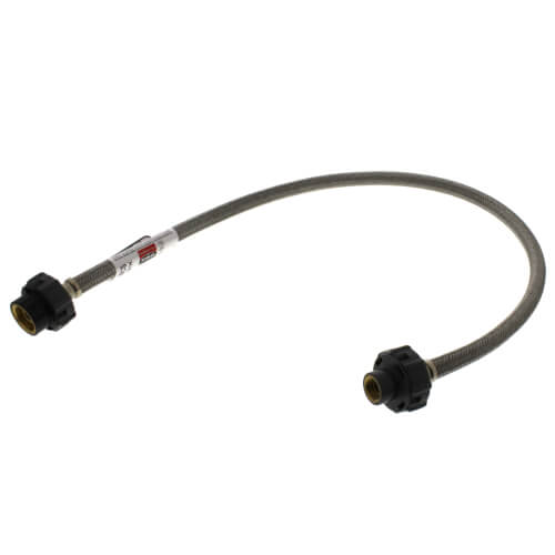 Main product image of PRO1F30CS 30" Click Seal Braided Stainless Steel Hose Faucet Connector (3/8" Compression x 1/2" FIP)