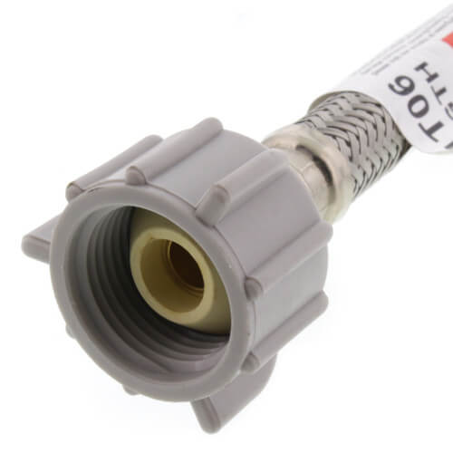 Main product image of 6" Pro-Series Braided Hose Toilet Connector (3/8" Compression x 7/8" Ballcock)