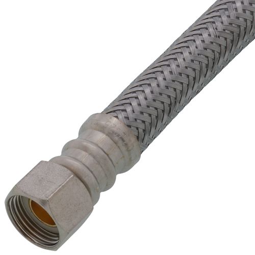 Main product image of PRO1T12 12" Braided Stainless Steel Hose Toilet Connector (3/8" Comp. x 7/8" Ballcock)