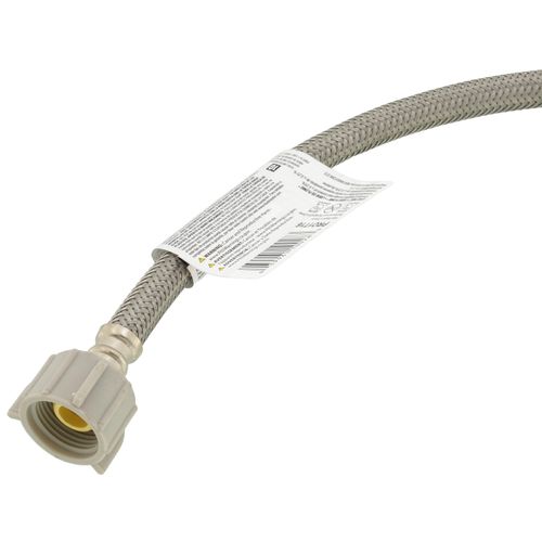 Main product image of 16" Pro-Series Braided Stainless Steel Hose Toilet Connector (3/8" Compression x 7/8" Ballcock)