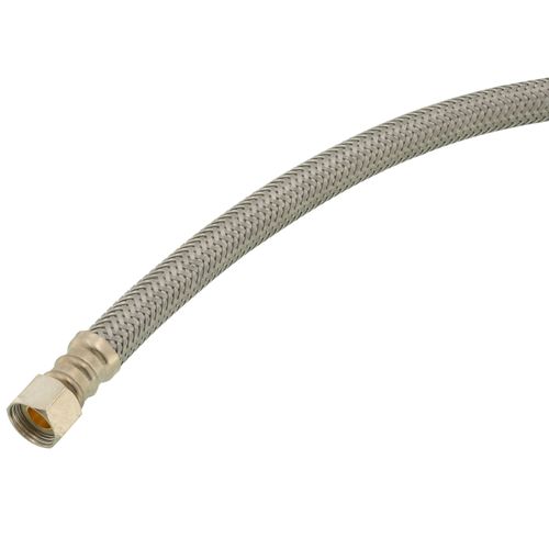 Main product image of 16" Pro-Series Braided Stainless Steel Hose Toilet Connector (3/8" Compression x 7/8" Ballcock)