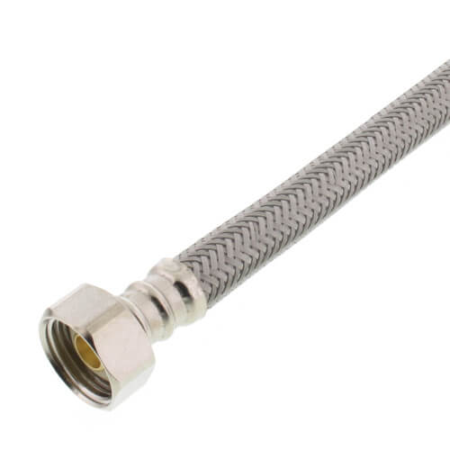 Main product image of 16" Pro-Series Braided Stainless Steel Hose Faucet Supply Connector (1/2 FIP x 1/2" FIP)