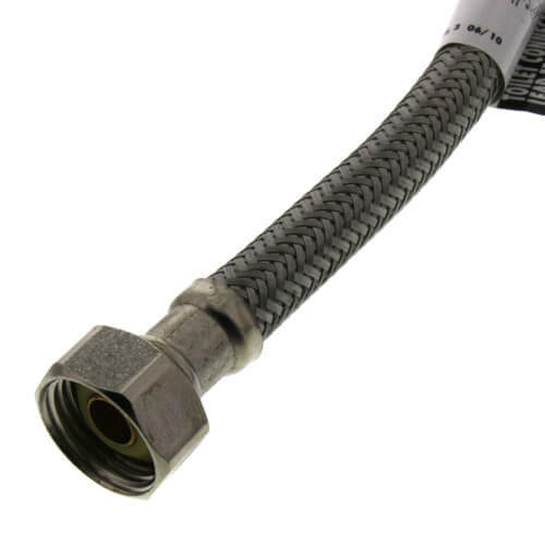 Main product image of PRO4T09 9" Pro-Series Braided Stainless Steel Hose Toilet Supply Connector (1/2 FIP x 7/8 Ballcock)